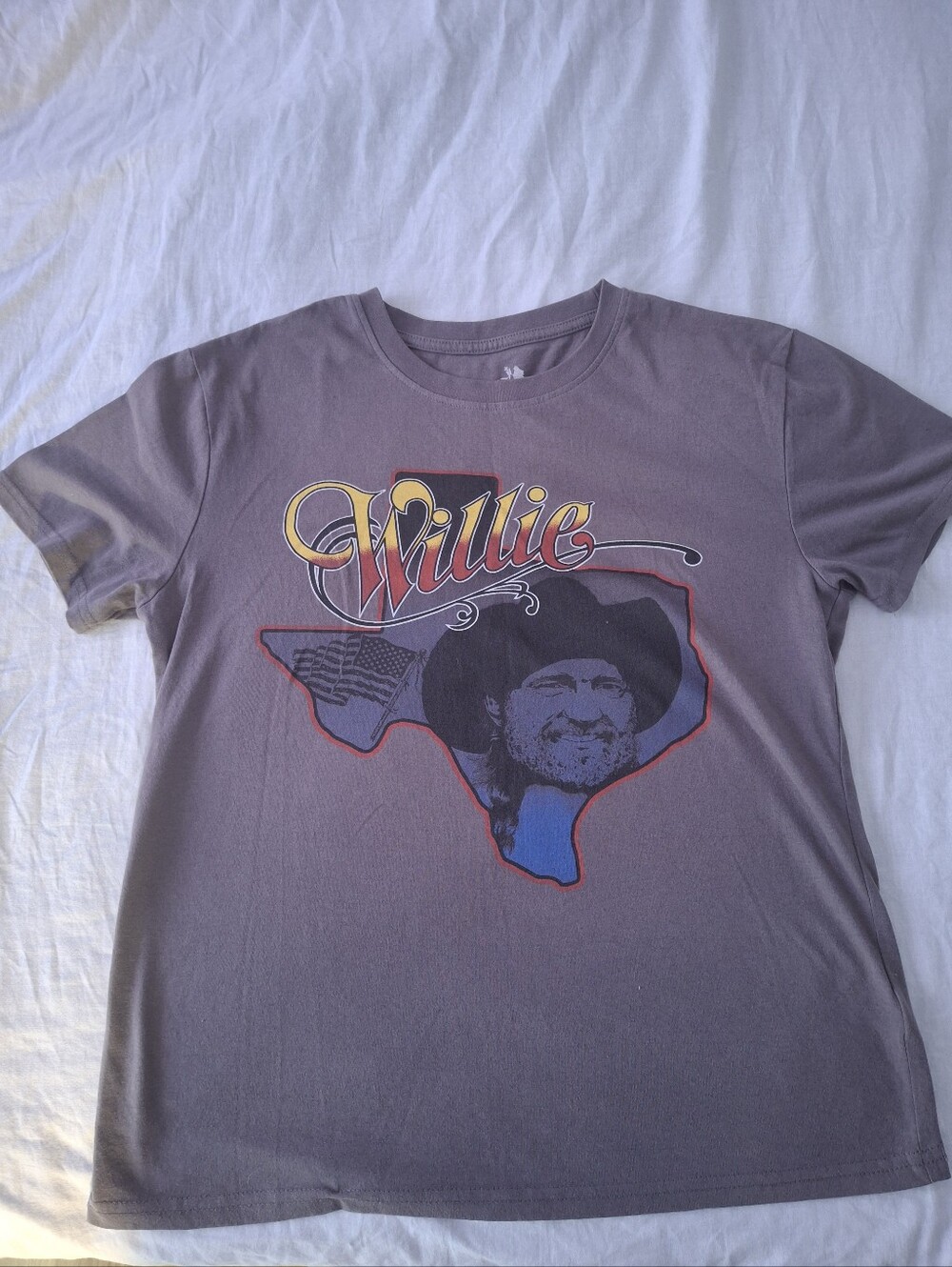 Willie Women's Grey T-Shirt In Size M